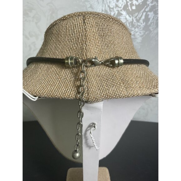 Silver Geometric Statement Necklace - Picture 4 of 4